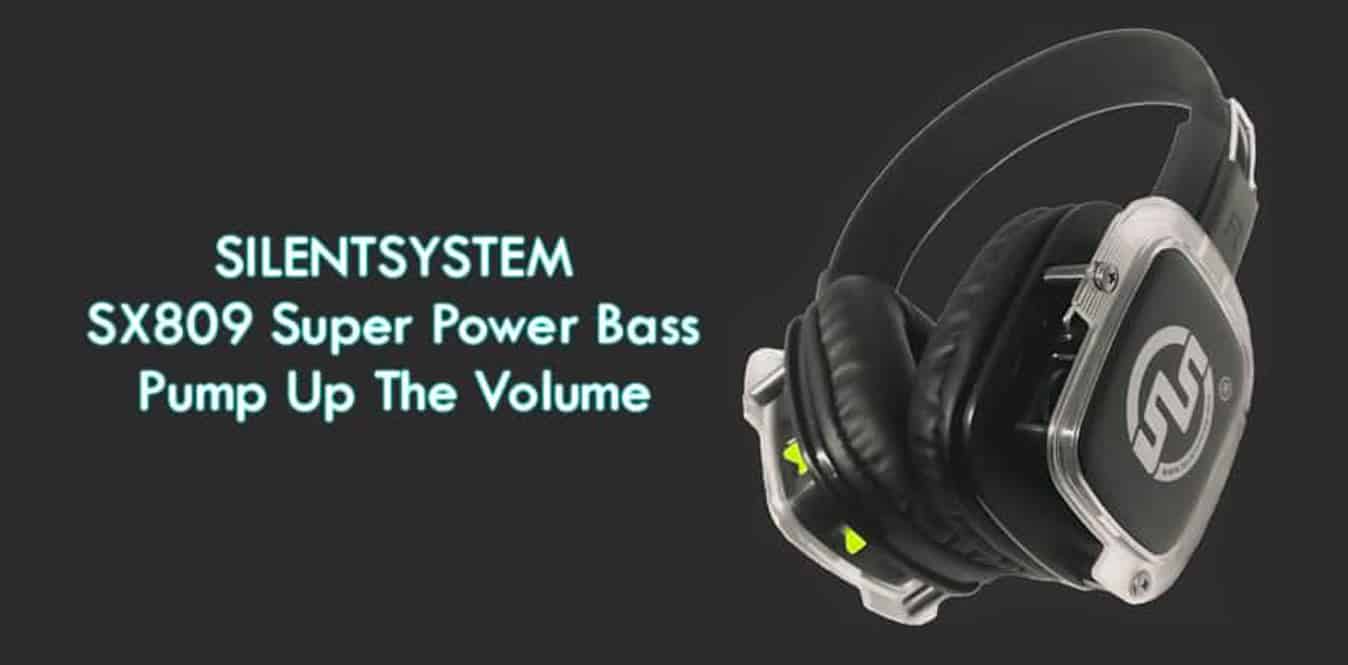 Cuffie SX610 Silentsystem Audio Ακουστικά SX809 Super Power Bass 3 καναλιών