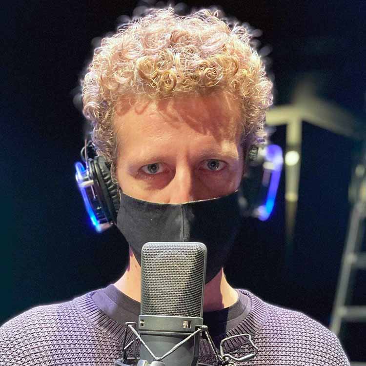 off-topic-beppe Ομιλητής με ακουστικά Silentsystem και μικρόφωνο στούντιο