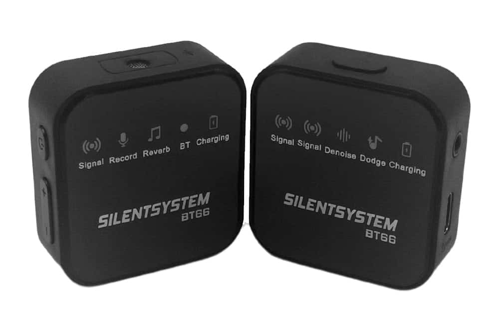 Δύο ασύρματα μικρόφωνα Bluetooth Silentsystem BT66