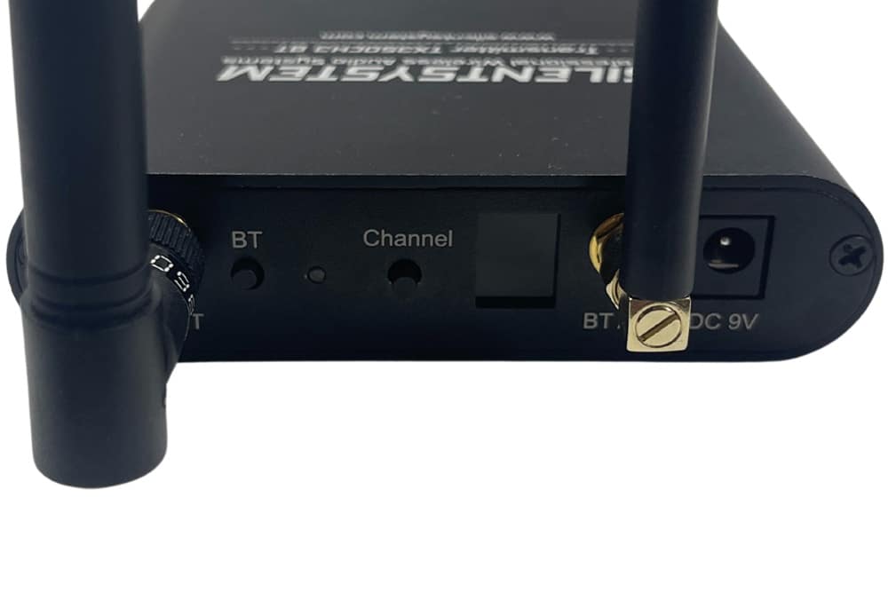 Trasmettitore Wireless TX-350 Ασύρματος πομπός TX-350, μπροστινός πίνακας με οθόνη και Bluetooth