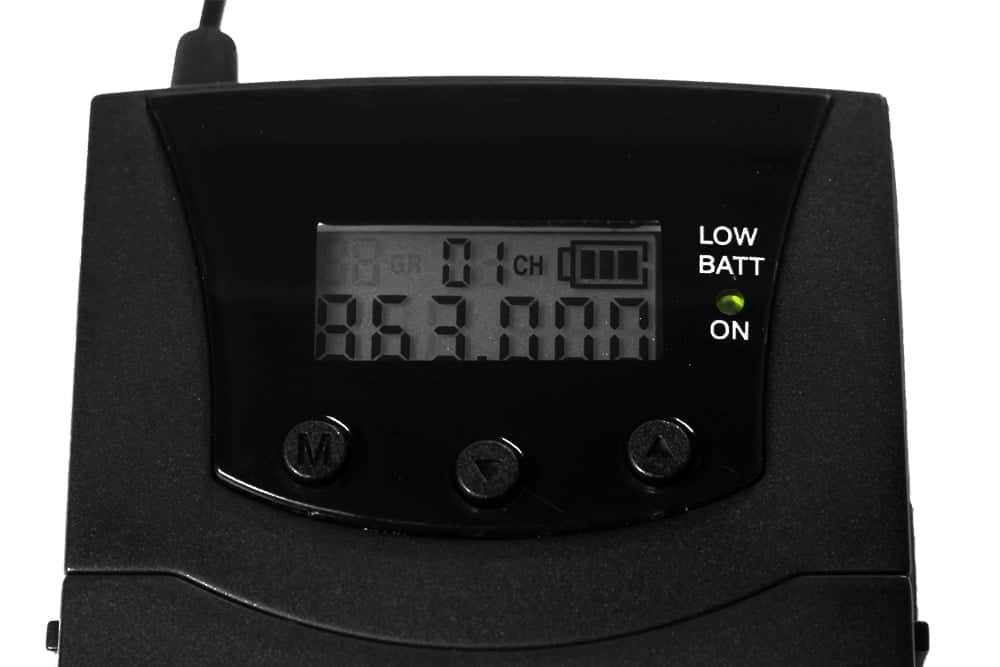 Trasmettitore wireless TX-400 Χειριστήρια του φορητού πομπού TX-400 Mobi