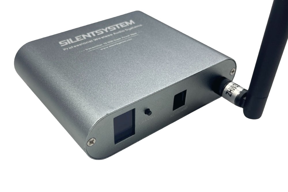 Trasmettitore wireless tx-500 Ασύρματος πομπός TX-500, μπροστινός πίνακας με οθόνη
