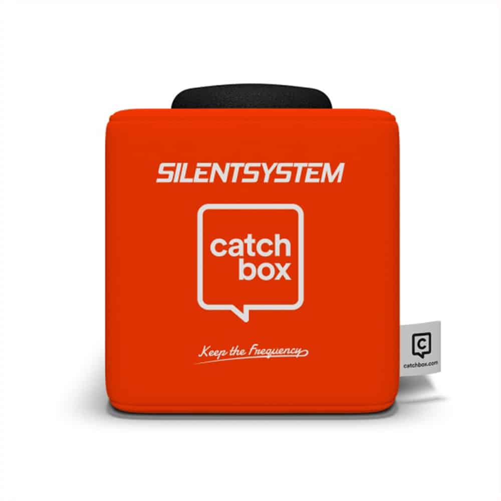 Μικρόφωνο Catchbox Silentsystem για τη συμμετοχή του κοινού