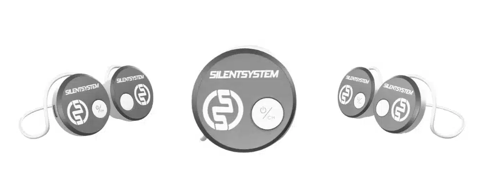 Silentsystem SX-707 – Cuffie wireless RF professionali Καταχωρισμένο σχέδιο των ασύρματων ακουστικών RF Silentsystem SX-707